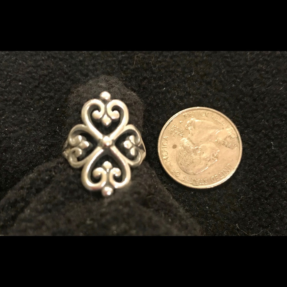James Avery Adorned Hearts Ring 6 1/2